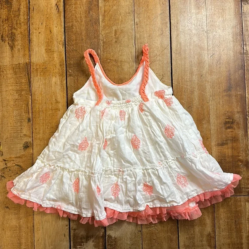 Childrens Place Dress 12 to 18 months cotton dress white Easter Spring Summer